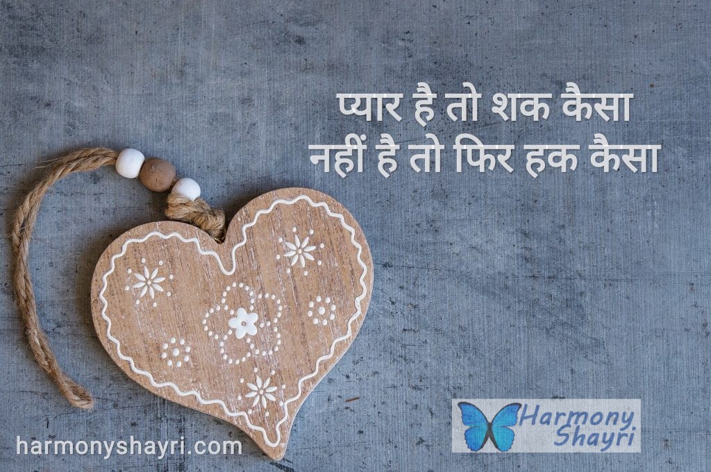 Shak Shayari in Hindi | Shak Shayari 2 Line